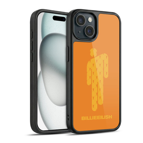 Billie Eilish Key Art Blohsh Orange Gel Armour Case For Apple iPhone 15