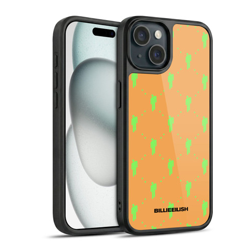 Billie Eilish Key Art Blohsh Pattern Gel Armour Case For Apple iPhone 15
