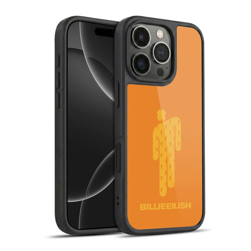 Billie Eilish Key Art Blohsh Orange Gel Armour Case For Apple iPhone 16 Pro