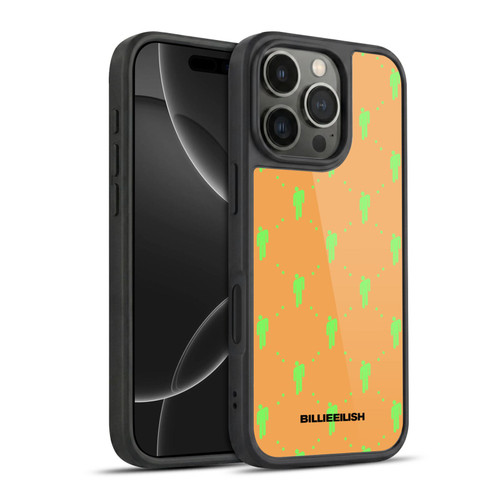Billie Eilish Key Art Blohsh Pattern Gel Armour Case For Apple iPhone 16 Pro