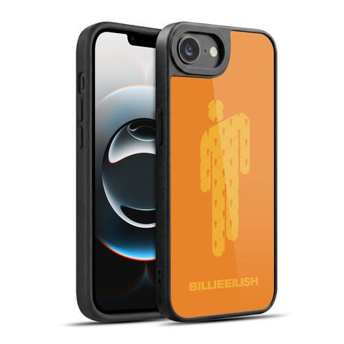 Billie Eilish Key Art Blohsh Orange Gel Armour Case For Apple iPhone 16e / Apple iPhone 17e