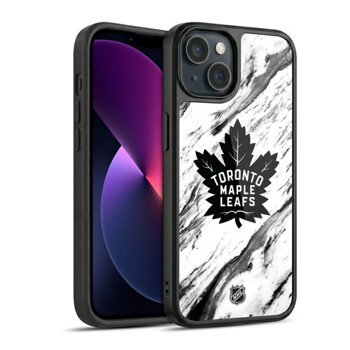 NHL Toronto Maple Leafs Marble Gel Armour Case For Apple iPhone 13