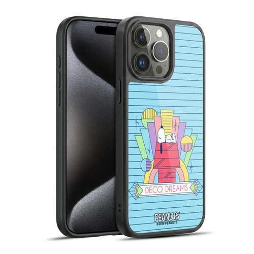 Peanuts Snoopy Deco Dreams House Dreams Gel Armour Case For Apple iPhone 15 Pro Max