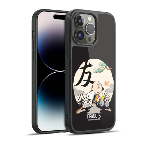 Peanuts Oriental Snoopy Charlie Brown Gel Armour Case For Apple iPhone 14 Pro Max