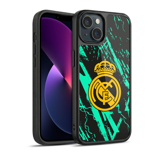 Real Madrid CF Urban Green Gold Gel Armour Case For Apple iPhone 13
