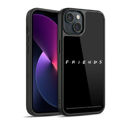 Friends TV Show Logos Black Gel Armour Case For Apple iPhone 13