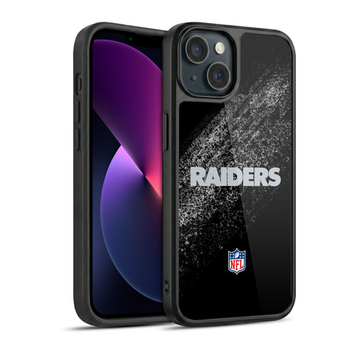 NFL Las Vegas Raiders Logo Blur Gel Armour Case For Apple iPhone 13