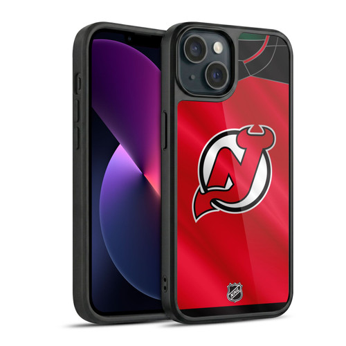 NHL New Jersey Devils Jersey Gel Armour Case For Apple iPhone 13