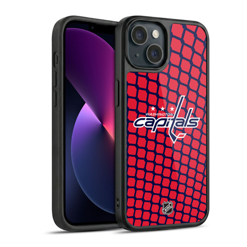 NHL Washington Capitals Net Pattern Gel Armour Case For Apple iPhone 13