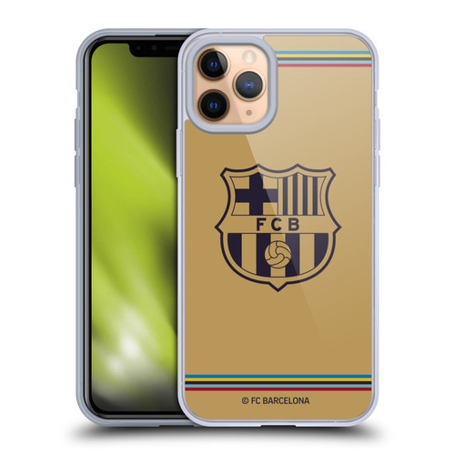 FC Barcelona 2022/23 Crest Kit Away Soft Gel Case for Apple iPhone 11 Pro & MagSafe