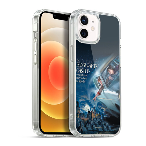 Harry Potter Chamber Of Secrets III Flying Car Poster Soft Gel Case for Apple iPhone 12 / iPhone 12 Pro & MagSafe