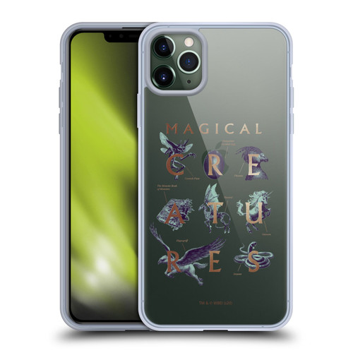 Harry Potter Deathly Hallows XXXI Magical Creatures Soft Gel Case for Apple iPhone 11 Pro Max & MagSafe