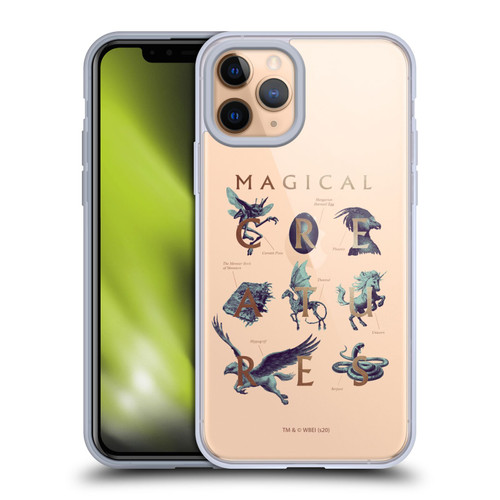 Harry Potter Deathly Hallows XXXI Magical Creatures Soft Gel Case for Apple iPhone 11 Pro & MagSafe