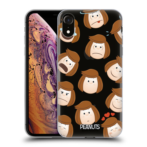 Peanuts Character Patterns Peppermint Patty Soft Gel Case for Apple iPhone XR