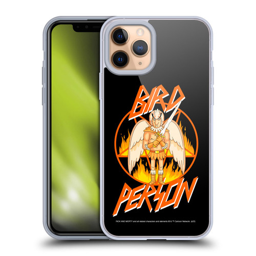 Rick And Morty Season 1 & 2 Graphics Birdperson Soft Gel Case for Apple iPhone 11 Pro & MagSafe
