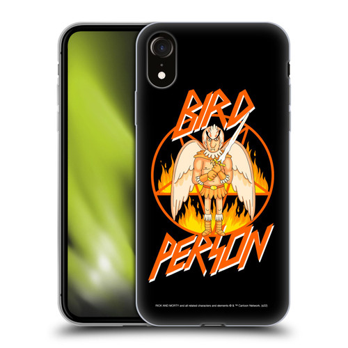 Rick And Morty Season 1 & 2 Graphics Birdperson Soft Gel Case for Apple iPhone XR