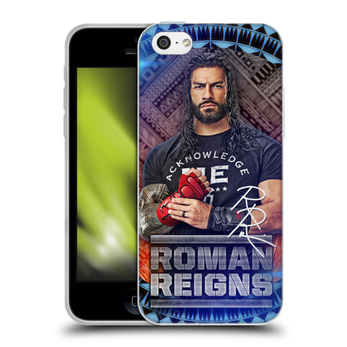 WWE Roman Reigns Tribal Pattern Soft Gel Case for Apple iPhone 5c