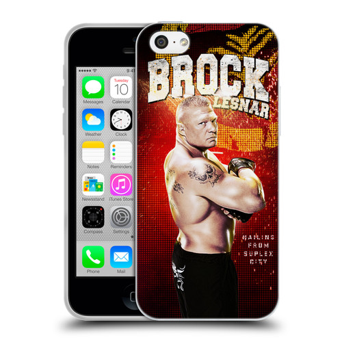 WWE Superstars Brock Lesnar Soft Gel Case for Apple iPhone 5c