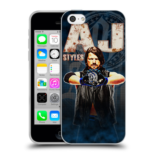 WWE Superstars AJ Styles Soft Gel Case for Apple iPhone 5c
