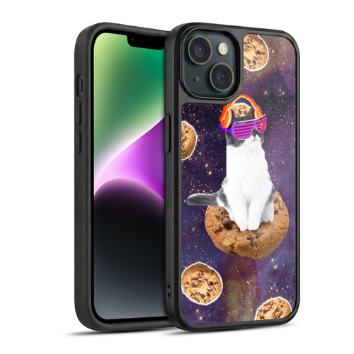 Random Galaxy Space Cat Dream Cookie Galaxy Gel Armour Case For Apple iPhone 14