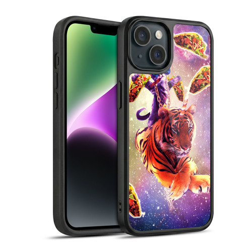 Random Galaxy Space Cat Tiger Unicorn & Tacos Gel Armour Case For Apple iPhone 14
