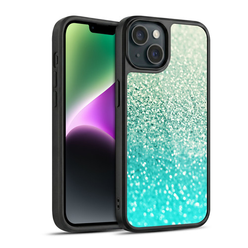 Monika Strigel Glitter Collection Mint Gel Armour Case For Apple iPhone 14