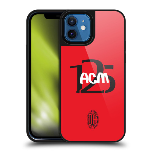 AC Milan 125th Anniversary Typography Gel Armour Case For Apple iPhone 12 / iPhone 12 Pro
