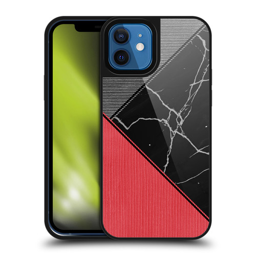 Alyn Spiller Marble Colour Block Gel Armour Case For Apple iPhone 12 / iPhone 12 Pro