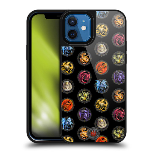 Anne Stokes Dragons Of The Sabbats Pattern Of Dragons Gel Armour Case For Apple iPhone 12 / iPhone 12 Pro