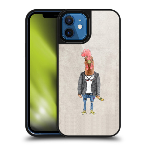 Barruf Animals Punk Rooster Gel Armour Case For Apple iPhone 12 / iPhone 12 Pro