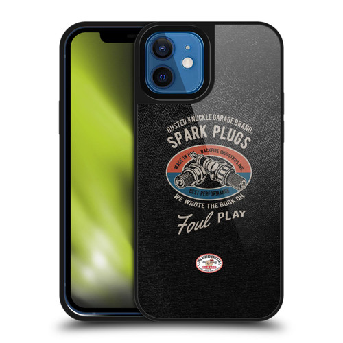 Busted Knuckle Garage Graphics Spark Plugs Gel Armour Case For Apple iPhone 12 / iPhone 12 Pro