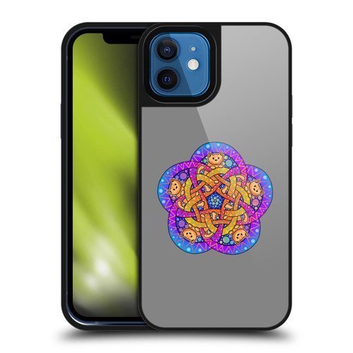 Beth Wilson Doodle Cats 2 Ginger Celtic Knot Gel Armour Case For Apple iPhone 12 / iPhone 12 Pro