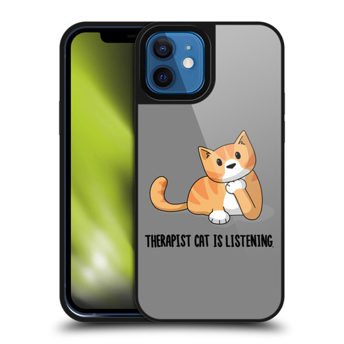 Beth Wilson Doodle Cats 2 Therapist Gel Armour Case For Apple iPhone 12 / iPhone 12 Pro