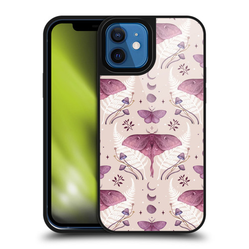 Episodic Drawing Art Emerald Pink Pattern Gel Armour Case For Apple iPhone 12 / iPhone 12 Pro