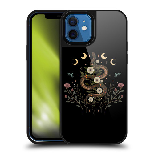 Episodic Drawing Illustration Animals Serpent Spell Gel Armour Case For Apple iPhone 12 / iPhone 12 Pro