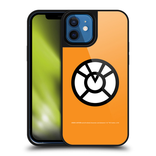 Green Lantern DC Comics Lantern Corps Orange Gel Armour Case For Apple iPhone 12 / iPhone 12 Pro