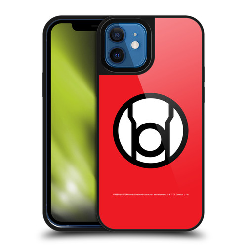 Green Lantern DC Comics Lantern Corps Red Gel Armour Case For Apple iPhone 12 / iPhone 12 Pro