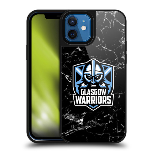 Glasgow Warriors Logo 2 Marble Gel Armour Case For Apple iPhone 12 / iPhone 12 Pro