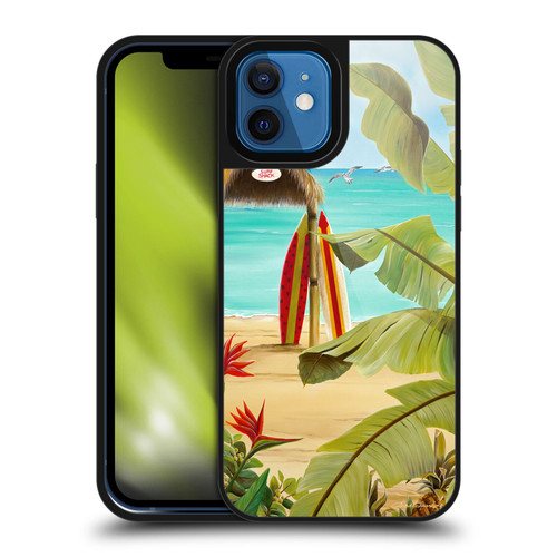 Lisa Sparling Birds And Nature Surf Shack Gel Armour Case For Apple iPhone 12 / iPhone 12 Pro