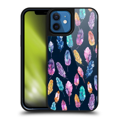 Ninola Patterns 4 Boho Feathers Gel Armour Case For Apple iPhone 12 / iPhone 12 Pro