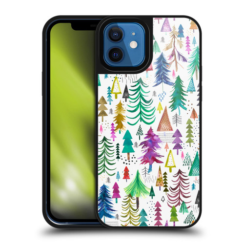Ninola Patterns 4 Colourful Pines Gel Armour Case For Apple iPhone 12 / iPhone 12 Pro
