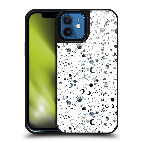 Ninola Patterns 4 Astrology Space White Gel Armour Case For Apple iPhone 12 / iPhone 12 Pro