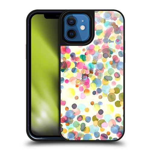 Ninola Watercolor Prints Dots Gel Armour Case For Apple iPhone 12 / iPhone 12 Pro