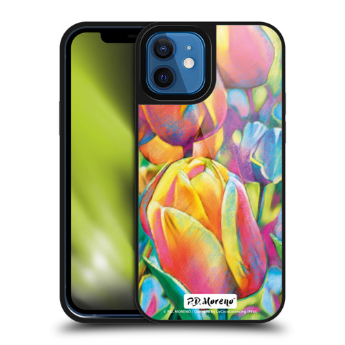 P.D. Moreno Assorted Design Tulips Gel Armour Case For Apple iPhone 12 / iPhone 12 Pro