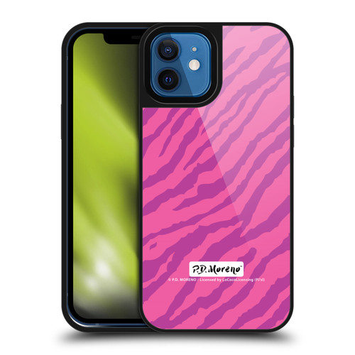 P.D. Moreno Patterns Pink Zebra Gel Armour Case For Apple iPhone 12 / iPhone 12 Pro