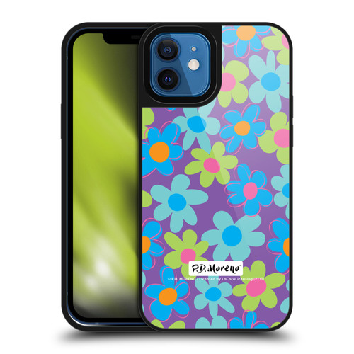 P.D. Moreno Patterns Purple Gel Armour Case For Apple iPhone 12 / iPhone 12 Pro