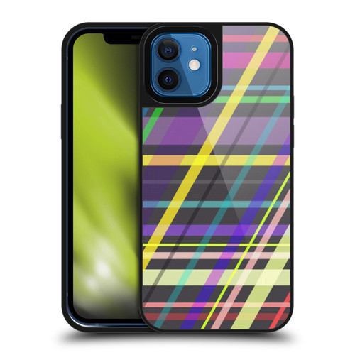 PLdesign Geometric Crossing Lines Gel Armour Case For Apple iPhone 12 / iPhone 12 Pro