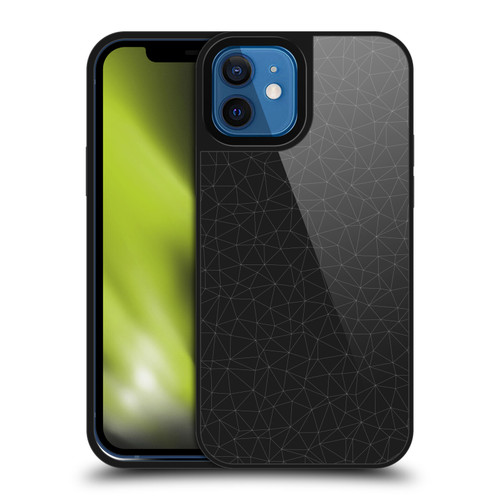 PLdesign Geometric Elegant White And Grey Gel Armour Case For Apple iPhone 12 / iPhone 12 Pro