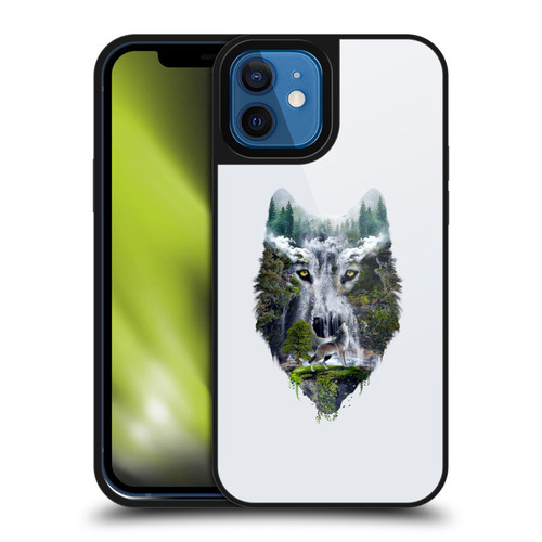Riza Peker Animal Abstract Wolf Nature Gel Armour Case For Apple iPhone 12 / iPhone 12 Pro