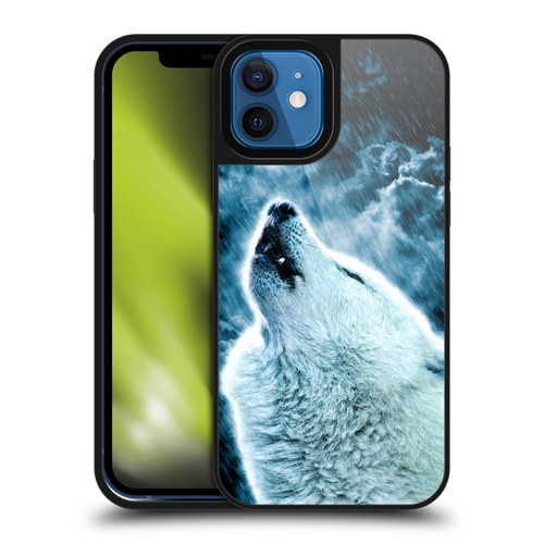 Simone Gatterwe Animals 2 Howling Wolf Gel Armour Case For Apple iPhone 12 / iPhone 12 Pro